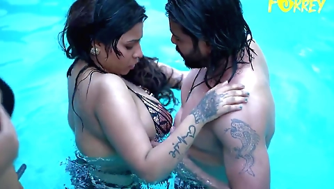 Indian girl with tattooed pussy is getting fucked in 3 positions