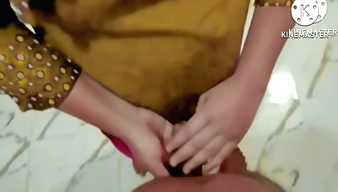 Indian brunette is eager to make her boyfriend cum