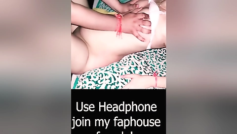 Wife rides on her husband's dick on a car in india