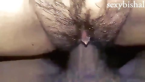 Indian girl with hairy pussy gets fucked for a Nepali boy