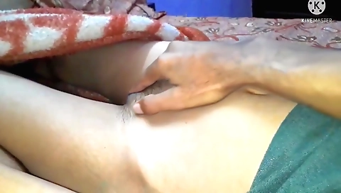 Horny chick 18+ hairy pussy is getting fucked by a stranger