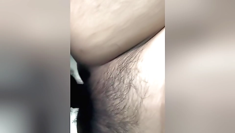 Busty babe with hairy pussy gets fucked in amateur scene