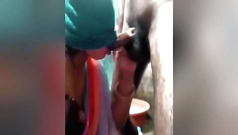 Indian teen stepsister-in-law fucked in the bathroom