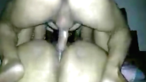 Indian slut in a black t-shirt is fucked in her anus