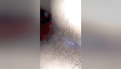 Indian wife sharing her hairy cunt with her husband
