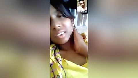 Sexy blonde babe shows her tiny boobs and fingering them