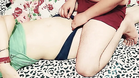 Sexy indian mom is with her sweet stepson in a webcam