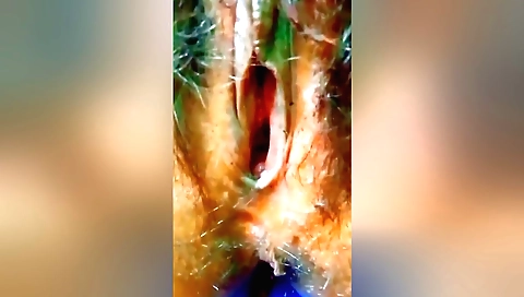 Indian babe strips naked and masturbates in solo porn