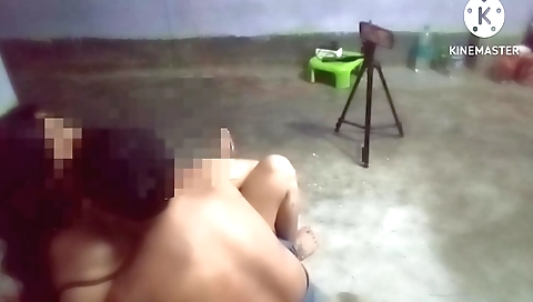 Indian brunette stepmom with huge boobies and big ass