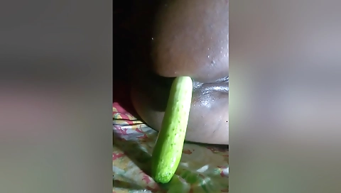 Busty chick fucks her ass and pussy with a dildo and cunnisters