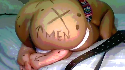 My amateur solo webcam video with a hot and big body