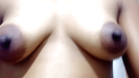 Indian babe masturbates herself and has a hot blowjob