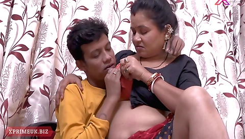 horny bhabi fucked hard hot brunette milf 18+ amateur