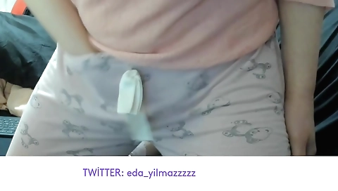 Turkish brunette takes off her pajamas and gets fucked