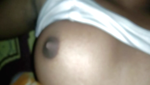 Busty babe fucks hairy prick and spreads her pussy