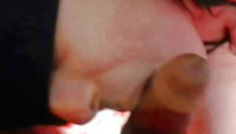 Indian girl with sexy tits and mouth full of cum in pov video