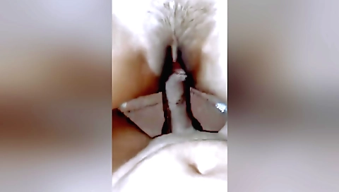 Indian girl with hairy pussy gets her pussy fucked and cum
