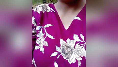 Sexy dress and stockings amateur solo female with big tits