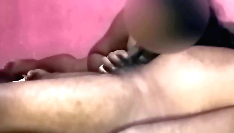 Indian brunette with cute face is showing her tits and ass