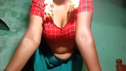 Indian brunette gets her husband's second dick in her pussy