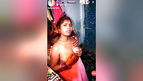 Big tits brunette webcam video with a sexy ass 078