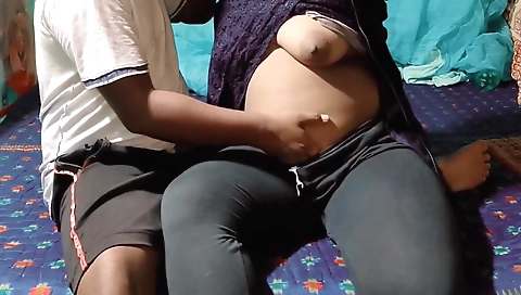 Indian wife with big boobs gets fucked in the bedroom