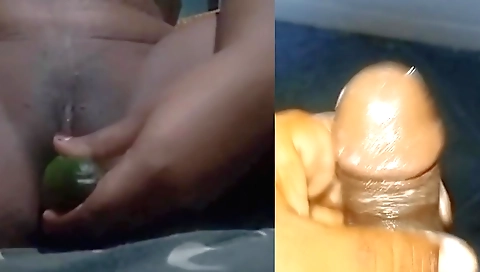 Indian chick with fat cunts is on her cell in call
