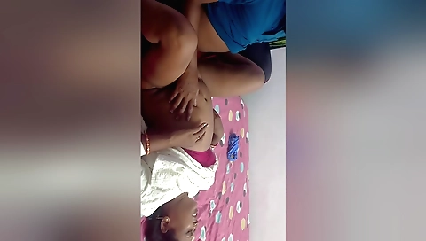 Indian brunette with small ass in the kitchen gets banged