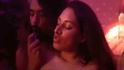 Indian milf and a brunette in a hot sex movie show sex