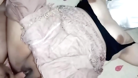 Indian girl gets naked in the bedroom with her husband