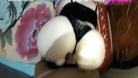 Petite and busty latina sluts with huge asses in doggy pose