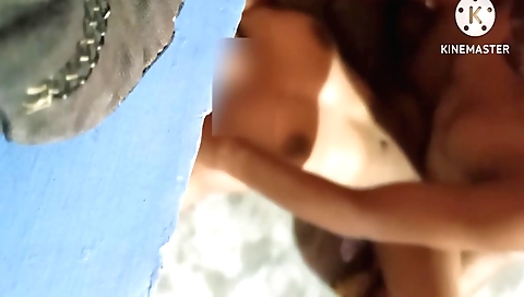 Indian beauty sucks his hard dick and gets her ass railed