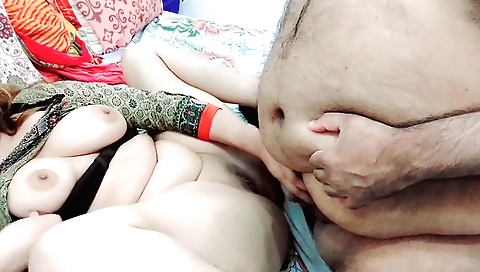 Brunette girl gets caught by her stepson in a webcam video