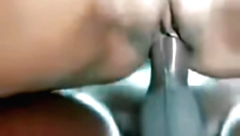 Indian chick in black lingerie takes a hot handjob