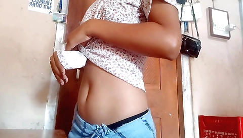 Sexy hot and horny desi girl after shower and masturbation