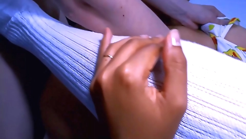 Stepdaughter and her stepdad made a hot homemade video