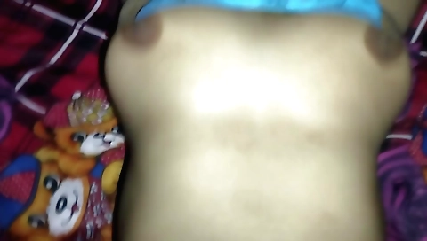 Indian wife is fucked by a big dude and a small guy
