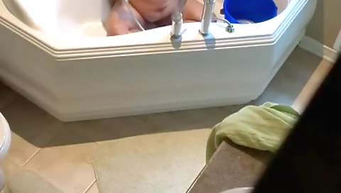 Busty brunette shows off her big boobs in solo video
