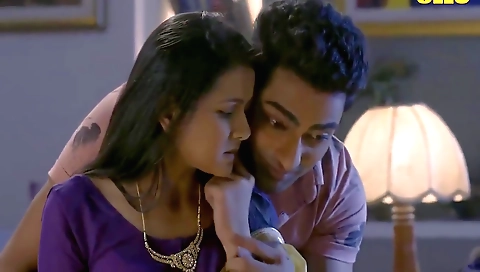 Indian woman has her pussy catted by a big cock in this hot web series