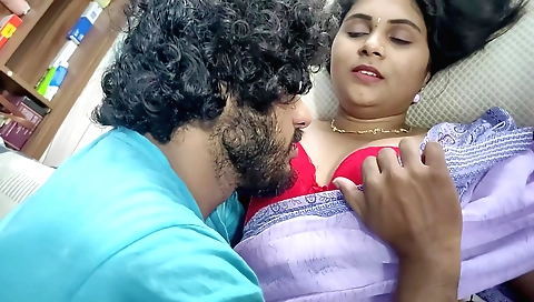 Indian brunette has her butt rubbed and then fucked