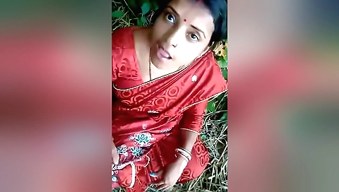 Indian hot brunette with small titties and perky bush