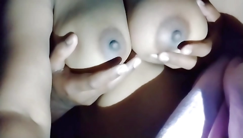 Indian busty chick with big breasts fucked in camera