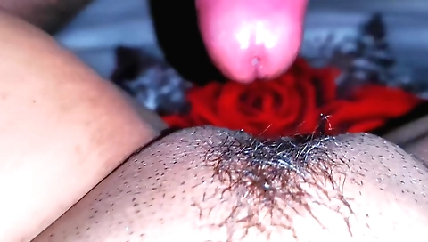 Indian babe has a hot sex in her bedroom on the bed