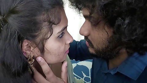 Hot brunette and a sexy indian man in the mallu dress 1
