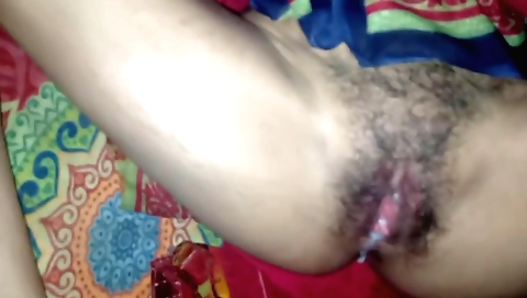 Indian girl fucked with her husband and the creampie