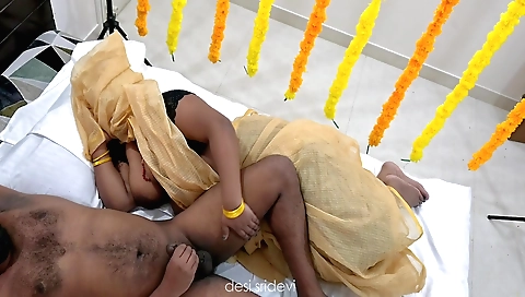 Indian teen 38 is having some sex with her boyfriend