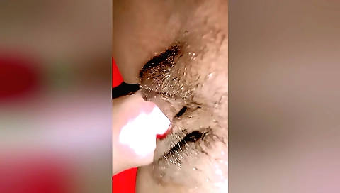 Indian wife receives a handjob and gets her crotch fucked